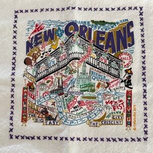 Catstudio Multicolor New Orleans Dish Towel